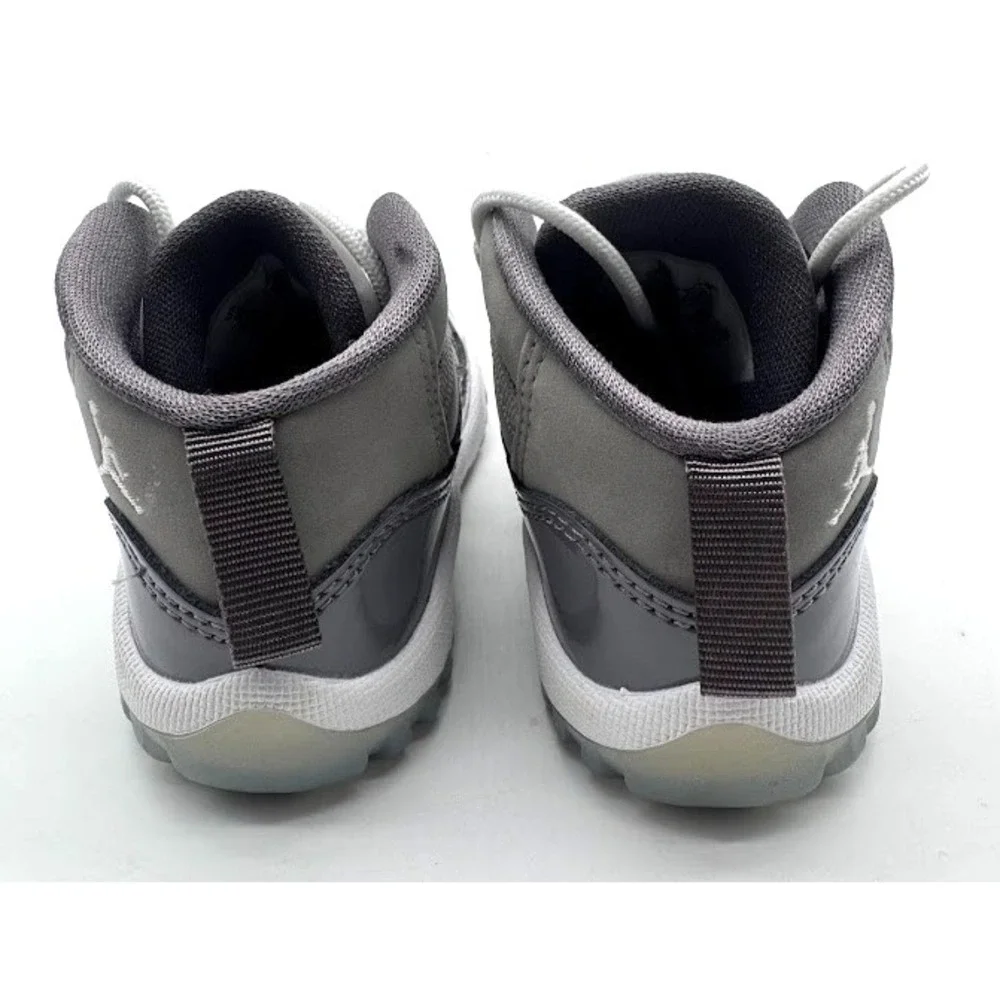Nike Air Jordan 11 Retro Little Flex TD Cool Grey White 378040-005 Toddler 5C